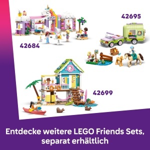Set Constructie LEGO Friends - Zi Distractiva la Aquapark, 278 Piese, 2 Figurine - Img 7