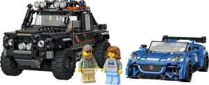 Set Constructor LEGO Speed Champions Jaguar Project 7 si Land Rover Defender 77264, 740 piese - Img 11