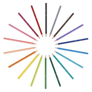 Set Creioane Colorate BIC Kids Tropicolors, 18 Culori, Bruchsichere Mine, Fara Lemn - Img 3