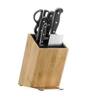 Set cutite bucatarie WMF Spitzenklasse Plus, 6 piese, bloc bambus, otel inoxidabil - Img 14