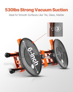 Set de 2 Conectori de Fuga VEVOR cu Suport Vakuum de 152 mm si Geanta de Transport - Img 2