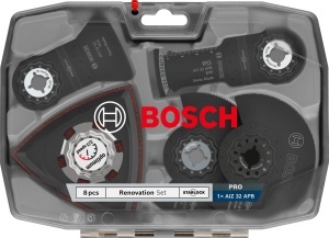 Set de 8 Piese Scurte Bosch pentru Renovare, pentru Lemn si Metal, 160 x 222 mm - Img 2