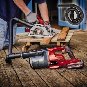 Set de accesorii pentru aspirator Einhell (potrivit pentru aspiratorul fara fir TE-SV 18 Li, furtun flexibil cu conexiune de 36 mm, 1x duza de tapiterie, 1x duza universala) - Img 6
