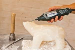 Set de accesorii pentru scule multifunctionale Dremel 4485, 4 dimensiuni de pensete piulita de fixare - Img 4