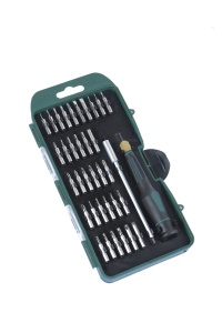 Set de biti Bruder Mannesmann 36 piese M29890 otel crom-vanadiu