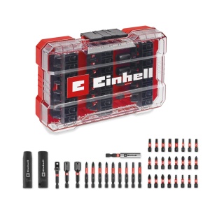 Set de Bituri si Stecknuss Einhell M-CASE 39 piese, S2 Stahl, 50BV30 Stahl