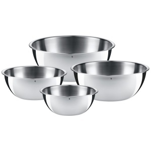 Set de boluri WMF Gourmet 4 piese inox Cromargan multifunctional stapelabil