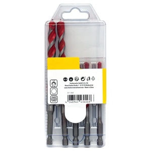 Set de Burghie Universale fischer D-U Hex 5-12 mm, 5 Piese, Rezistenta Mare - Img 2