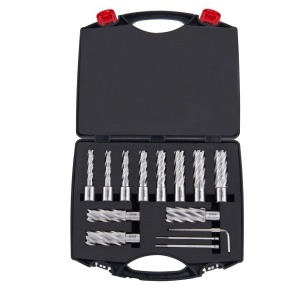 Set de burghie VEVOR 13 piese din otel M2AL, adancime taiere 50,8 mm - Img 9