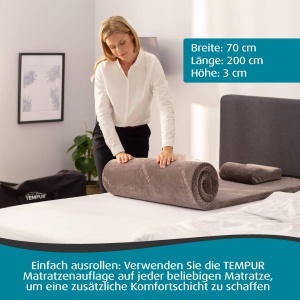 Set de calatorie TEMPUR cu geanta de transport, 5,5 kg - Img 4