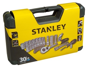Set de chei cu clichet Stanley STHT0-73929, 30 piese, argintiu, 12 inch - Img 4