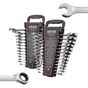Set de Chei cu Parghie VEVOR 26 piese, Cr-V, 72 de dinti, pentru reparatii auto