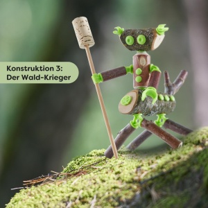 Set de Constructie HABA Terra Kids - Set Creativ cu Elemente din Lemn si Cortice - Img 5