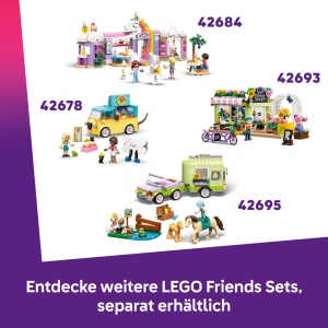 Set de Constructie LEGO Friends Pizzawagen 42694 cu 2 Figurine si Accesorii - Img 8