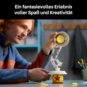 Set de Constructie LEGO Ideas Disney Pixar Luxo Jr. 21357, 613 piese, decorativ - Img 3