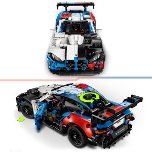 Set de Constructie LEGO Technic BMW M4 GT3 EVO, 747 piese, cu motor V6 - Img 4