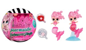 Set de creatie L.O.L. Surprise Mermaids Makeover Magic Tots, 6 figurine, lipgloss personalizat - Img 2