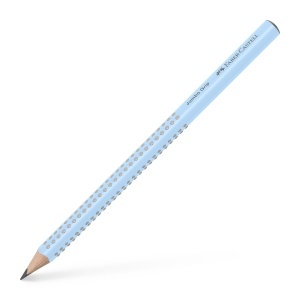 Set de creioane Faber-Castell Jumbo Grip, 3 piese, ergonomice, culoare sky blue - Img 2