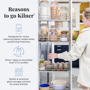 Set de Cutite pentru Unt Kilner 2 piese, inox, design modern - Img 8