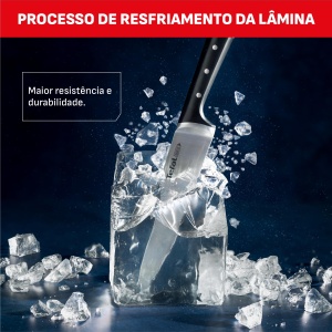 Set de cutite Tefal Ice Force K2324S74 4 piese lama rezistenta design ergonomic - Img 7