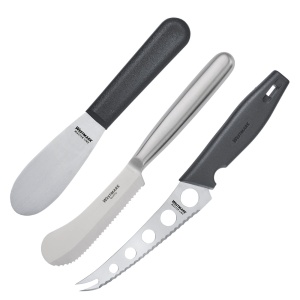 Set de cutite Westmark 135922E6 3 piese otel inoxidabil argintiunegru - Img 1
