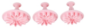 Set de decupatoare pentru fondant Zenker, 3 piese, culoare lila, din PP, spalabil in masina de spalat vase - Img 3