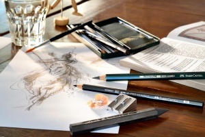 Set de desen Faber-Castell Pitt Graphite 26 piese, diverse grade de duritate - Img 3