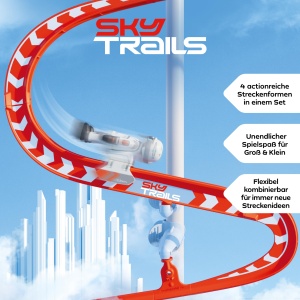 Set de extensie PLAYMOBIL Sky Trails 4-in-1 cu Wellenbahn, Korkenzieher, S-Kurve si Kamikaze-Rutsche - Img 3