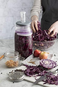 Set de Fermentare Kilner 3L Capac Silicon Ventil Plastic - Img 2