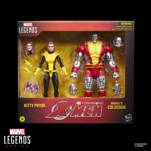 Set de Figurine Marvel Legends X-Men Kitty Pryde si Colossus, 15 cm, 7 accesorii - Img 2