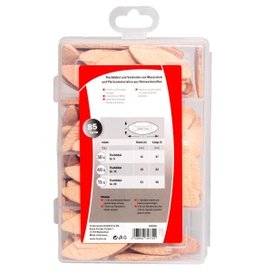 Set de Flachdubeluri Fischer Praktische Helfer, 85 piese, pentru imbinari din lemn - Img 3