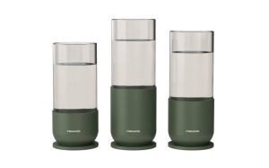 Set de ghivece de inmultire Fiskars Urban Plant Care, 3 piese, oliv