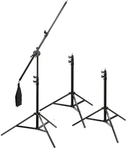 Set de iluminare Bresser cu 3 Softboxuri, 125W, negru - Img 2