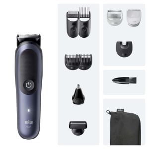 Set de ingrijire corporala Braun Series 7, 11 in 1, ProBlade, 120 min, albastru - Img 6