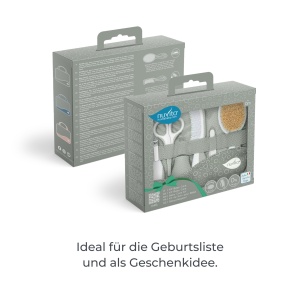 Set de ingrijire pentru bebelusi Nuvita 1146, BPA-free, culoare Sage Green, ideal pentru calatorii - Img 2