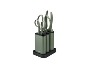 Set de ingrijire plante Fiskars 1075317 3 piese lame din otel inoxidabil suport ajustabil verde inchisnegru - Img 8