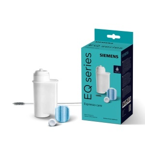 Set de intretinere pentru espresoare Siemens TZ80004A, 10 tablete de curatare, 1 filtru de apa