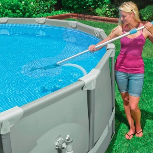 Set de intretinere pentru piscina Intex Deluxe, 5 piese, 279 cm, multicolor - Img 3