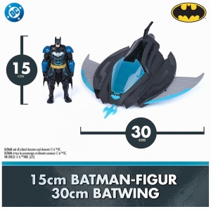 Set de Joaca Batman Ninja cu Batwing si Figurina de 15cm - Img 4