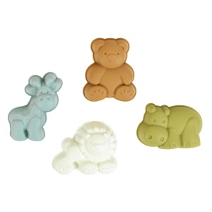 Set de joaca cu nisip Theo Klein 7622 - Eimer, Sieb, Giekanne, 4 forme, 2L - Img 6
