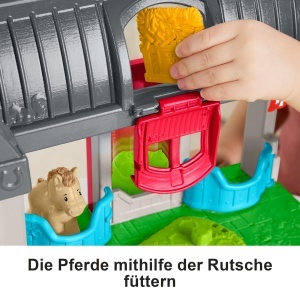 Set de Joaca Ferma cu Cai Fisher-Price Little People, 2 Cai si Accesorii - Img 4