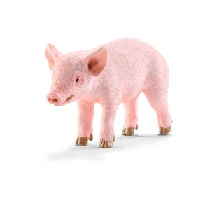 Set de Joaca Ferma Schleich cu 19 Piese, Figurine Esel, Porc si Oaie - Img 9