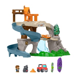 Set de Joaca Fisher-Price Little People cu Peisaj Montan, 46 cm, 6 Figurine