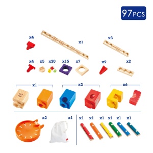 Set de Joaca Hape Quadrilla Music Motion - Piese din Lemn Sunete Magice pentru Copii 4 - Img 3