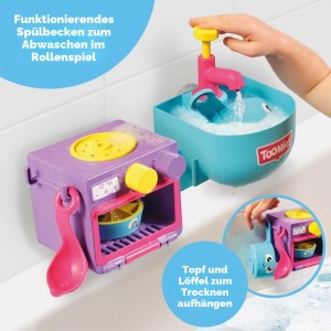 Set de joaca pentru baie Toomies Bubble Bake, 2 in 1, pentru copii de la 18 luni - Img 8