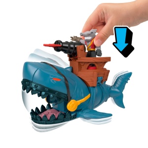 Set de joaca pirati Fisher-Price Imaginext Hai vs Crocodil JNB04 - Img 2