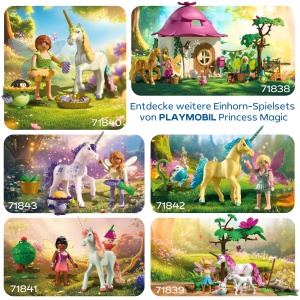 Set de Joaca PLAYMOBIL cu Unicorn Magic, Casuta de Zane si Accesorii, 71838 - Img 5