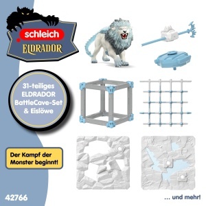 Set de Joaca Schleich Eldrador Battle Cave Eislowe, 31 Piese, Aventuri Feroce - Img 5