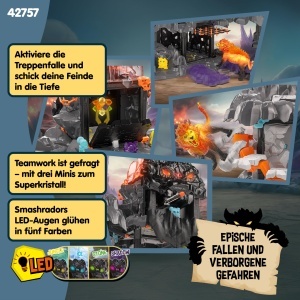 Set de Joaca Schleich ELDRADOR MasterCave Smashrador 42757, 119 piese, pentru copii de la 6 ani - Img 6