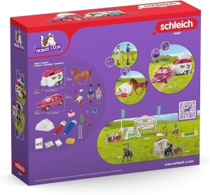 Set de Joaca Schleich Horse Club cu SUV si Remorca pentru Cai, 110 Piese - Img 11